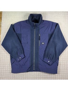 Helly Hansen blue fleece jacket vest 2XL